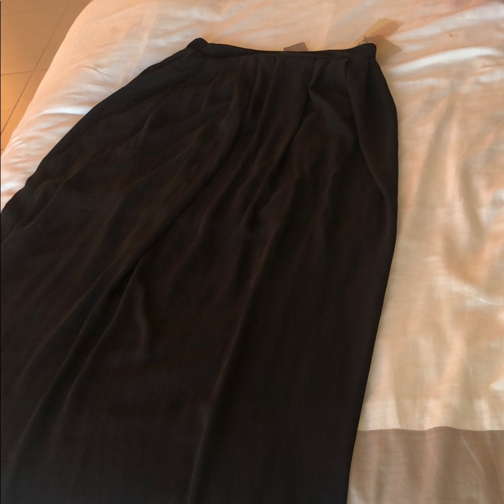 Black maxi skirt